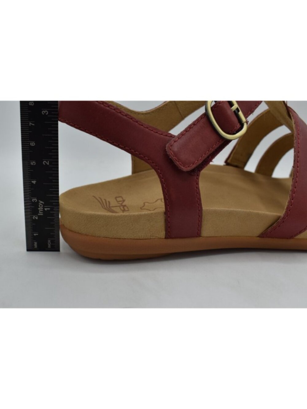 Dansko EU 39 US 8.5-9 Janice Calf Cayenne Leather Open Toe Strappy Sandals Shoes - Picture 8 of 13